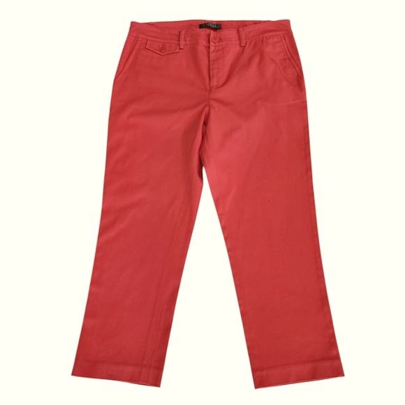 Ralph Lauren Pants - Lauren Ralph Lauren Melon Color, Capri Pants Sz 10